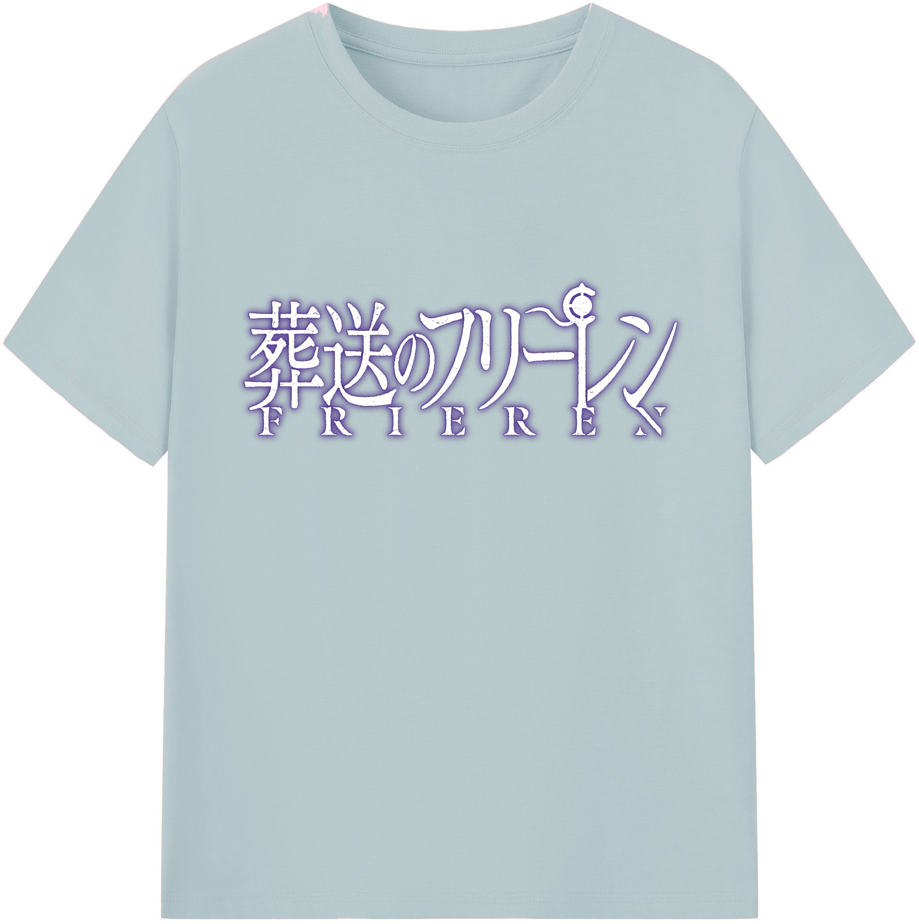 （画像用） 葬送のフリーレン Frieren 綿100％半袖Tシャツ（フロントプリント）
